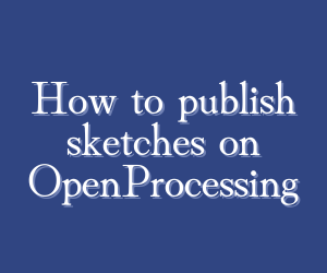 Publishing your sketch